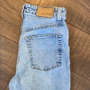 High waisted jeans